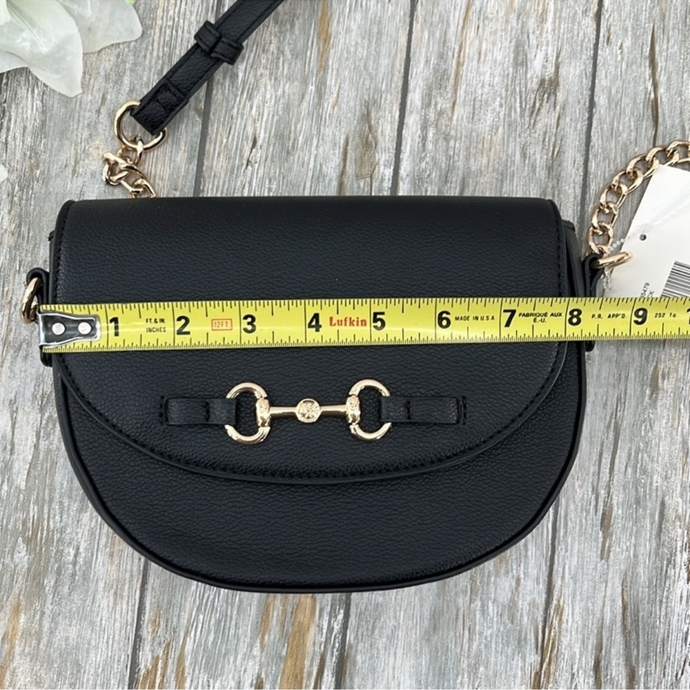 Anne Klein Black Half Dome Crossbody Bag - Picture 4 of 6